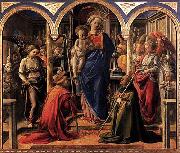 Fra Filippo Lippi Barbadori Altarpiece France oil painting artist